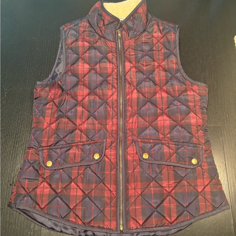 Telluride Clothing Co. Plaid Vest - Womens Large